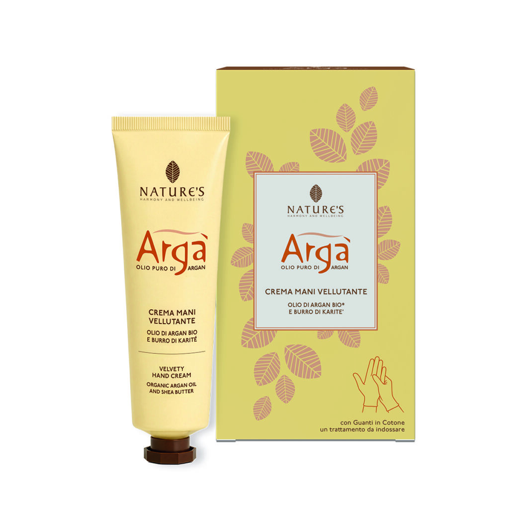 Crema Mani Vellutante Argà – Nature's, 75 ml