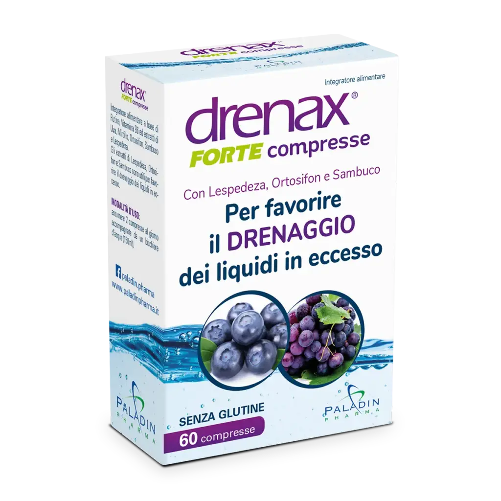 Drenax Forte Drenante Mirtillo Compresse – Drenax, 60 compresse