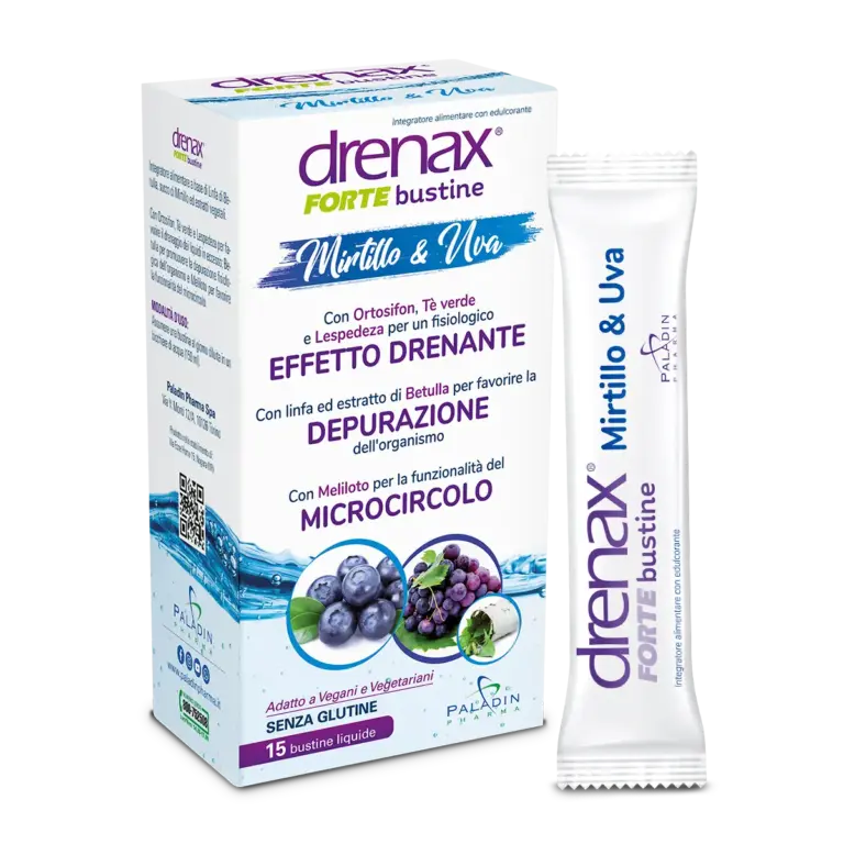 Drenax Forte Drenante Mirtillo Bustine Stick Pack