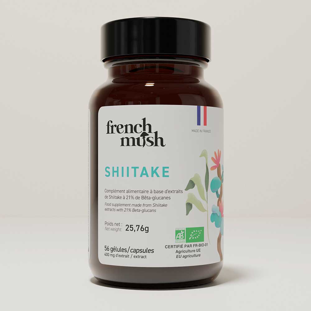 Capsule di Shiitake Bio – French Mush, 56 capsule
