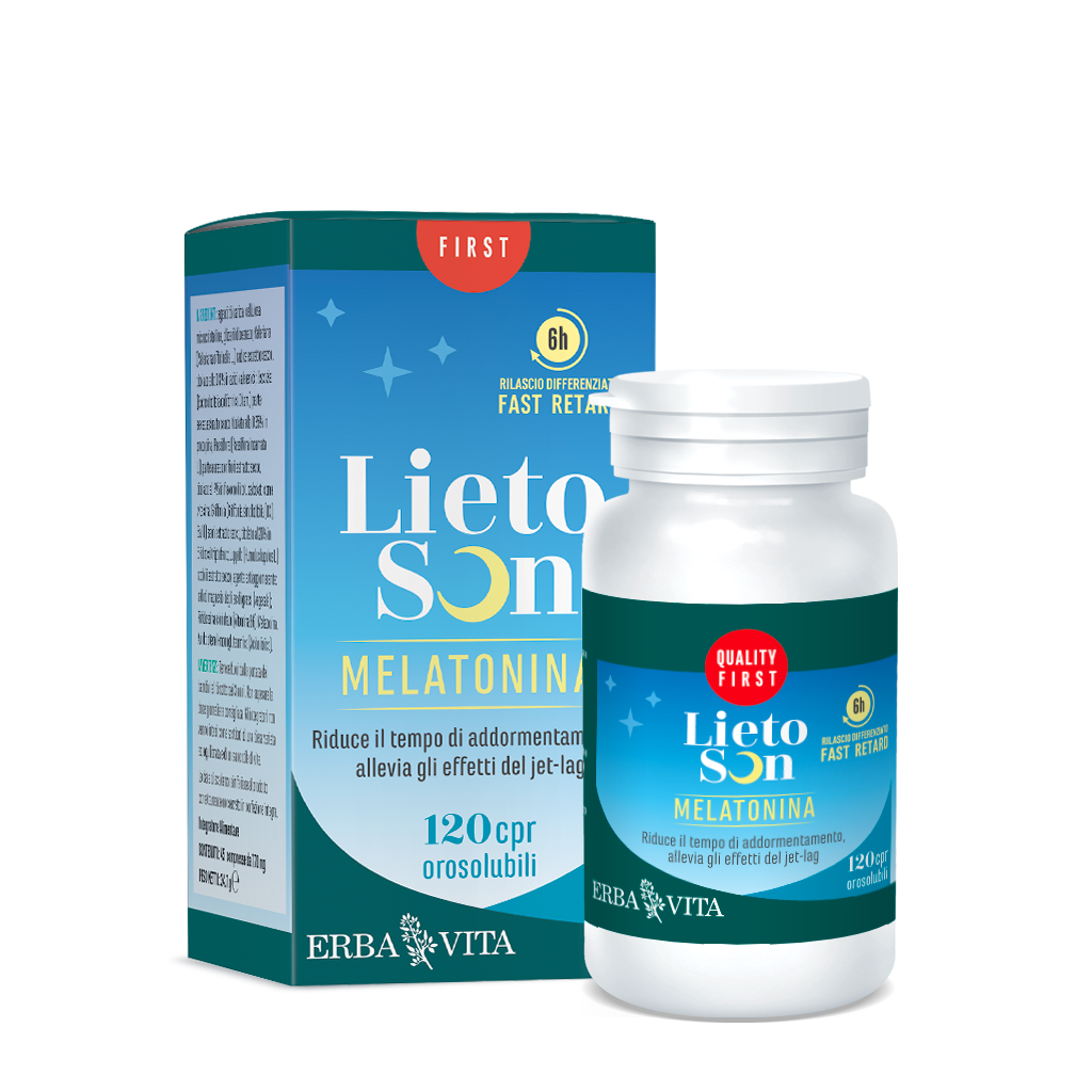 Lietoson Melatonina – Erba Vita, 120 compresse orosolubili