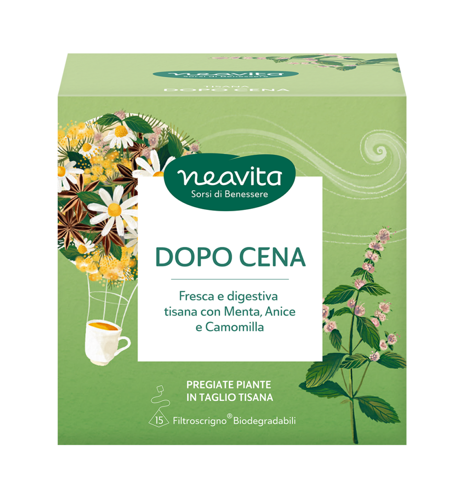 Dopo Cena – Neavita, confezione FiltroScrigno