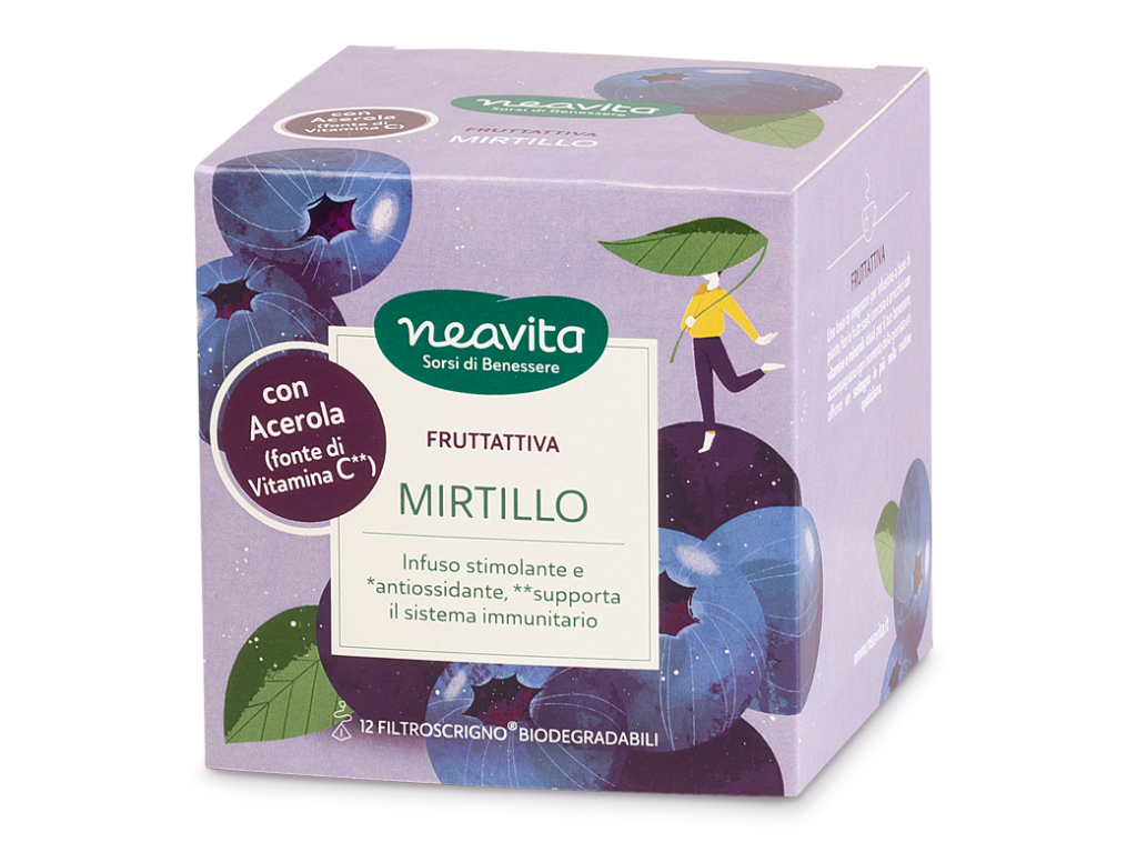 FruttAttiva Mirtillo – Neavita, confezione da 15 FiltroScrigno
