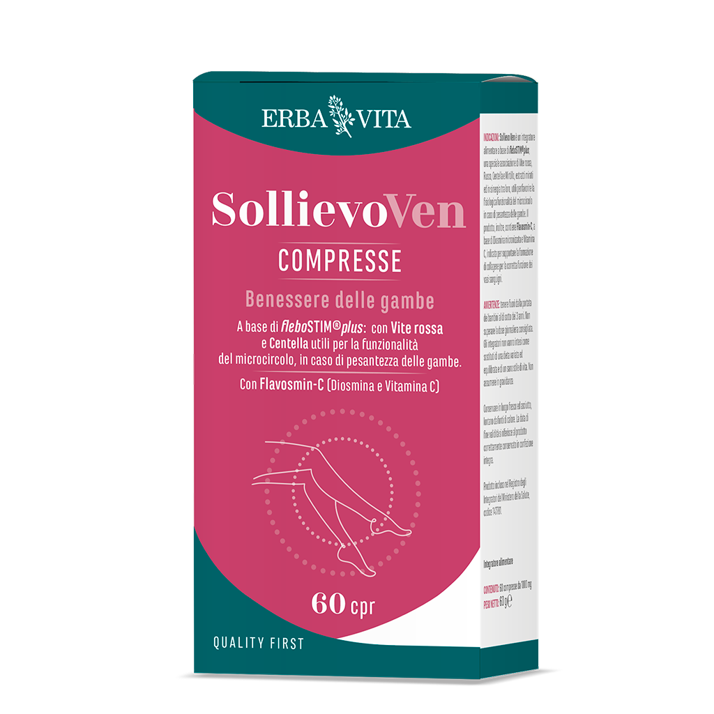 Sollievo Ven Compresse – Erba Vita, 60 compresse